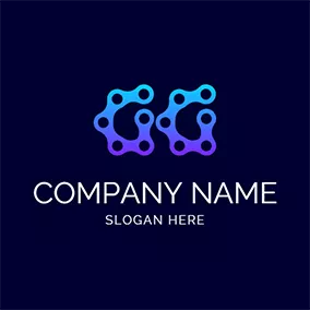 Letter Logo Abstract Chain Letter G G logo design