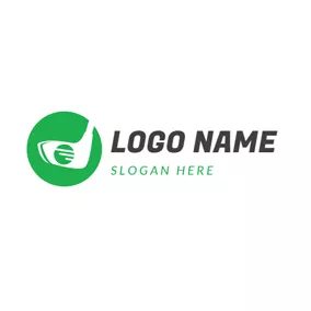 Circle Logo Green Circle and Ball Arm logo design